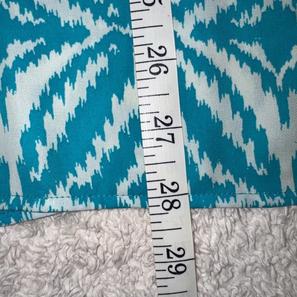 Banana Republic Blue Geometric Blouse - Picture 5 of 8